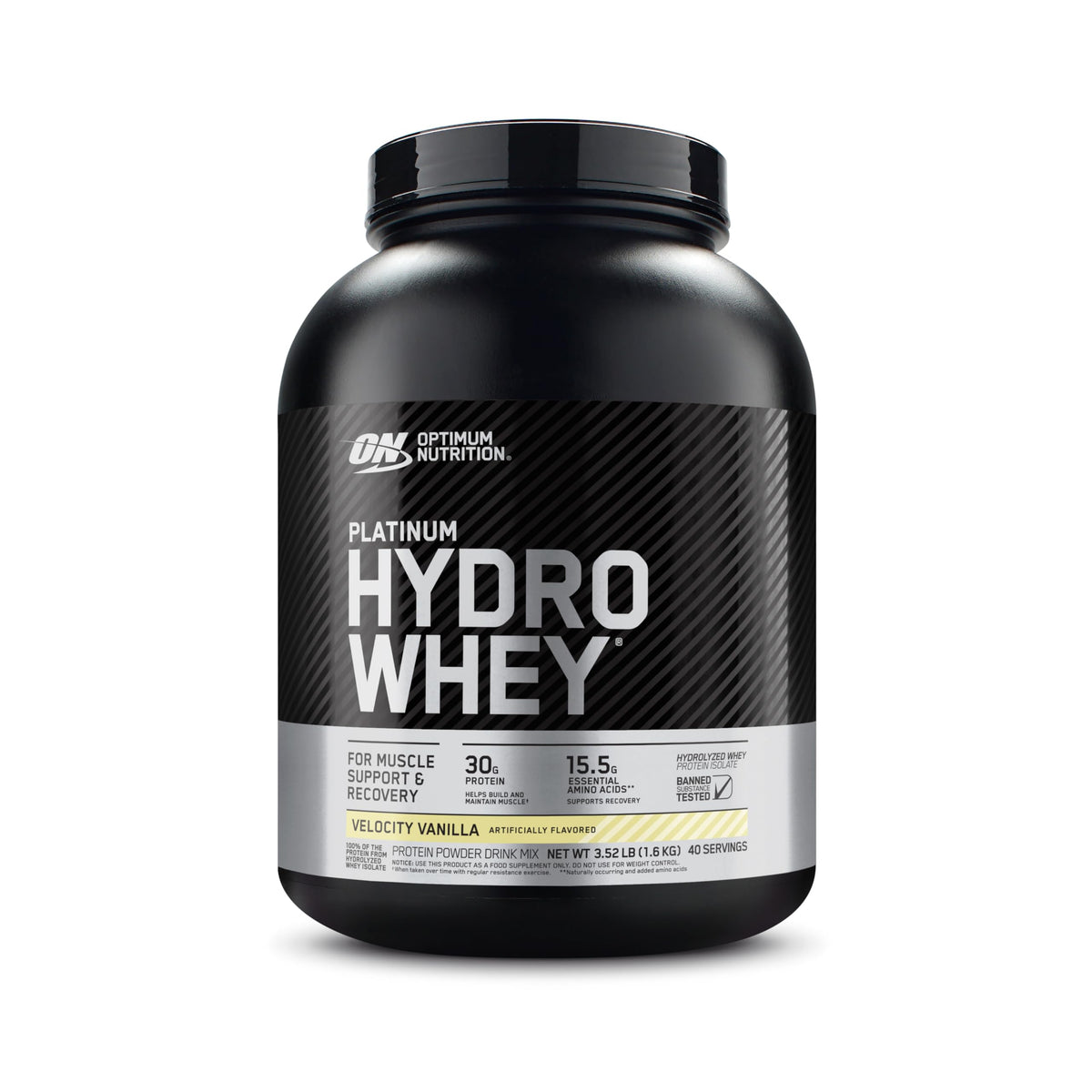 Optimum Nutrition Platinum Hydrowhey Protein Powder, Turbo Chocolate, 3.6LB