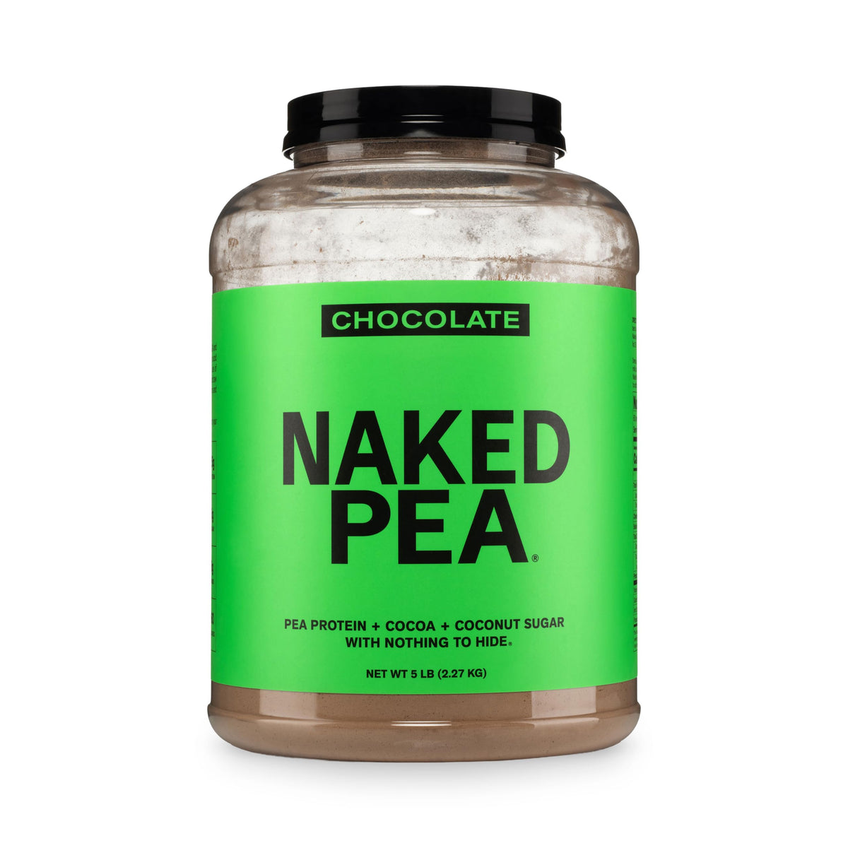NAKED Pea - 5LB 100% Pea Protein Powder from North American Farms - Unflavored Vegan Pea Protein Isolate - NSF Certified, Plant Protein Powder, Easy to Digest - 76 Servings
