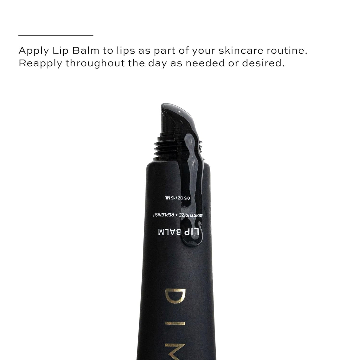 DIME Beauty Lip Balm, Hydrating Lip Balm and Gloss, Vegan & Cruelty-Free, Anti-Aging Lip Care, .5 oz / 15 ml