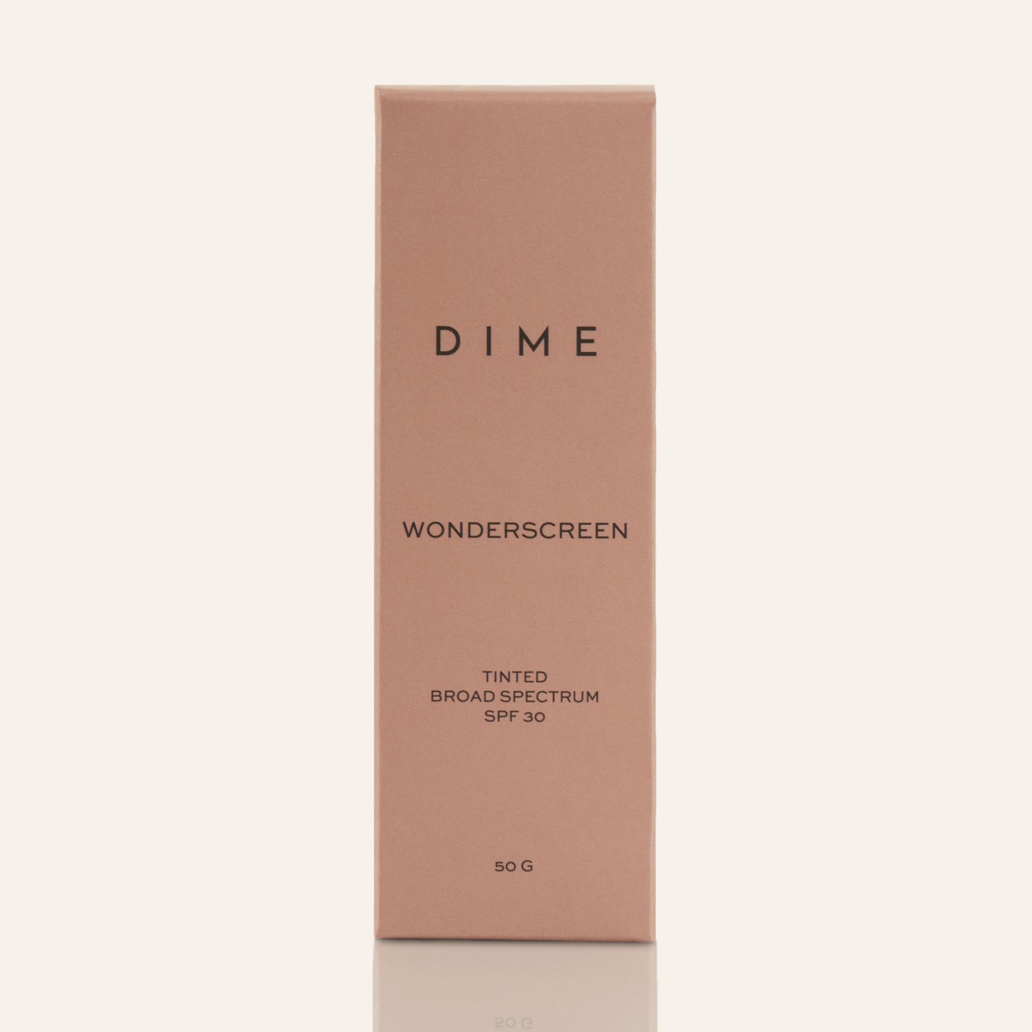 DIME Beauty Tinted Glow Wonderscreen SPF 30 - Mineral Tinted Moisturizer for Face with 19% Zinc Oxide, Skin-Enhancing Tone-Evening Sunscreen, Glow-Enhancing Tint, Vegan, Cruelty-Free, 50 g