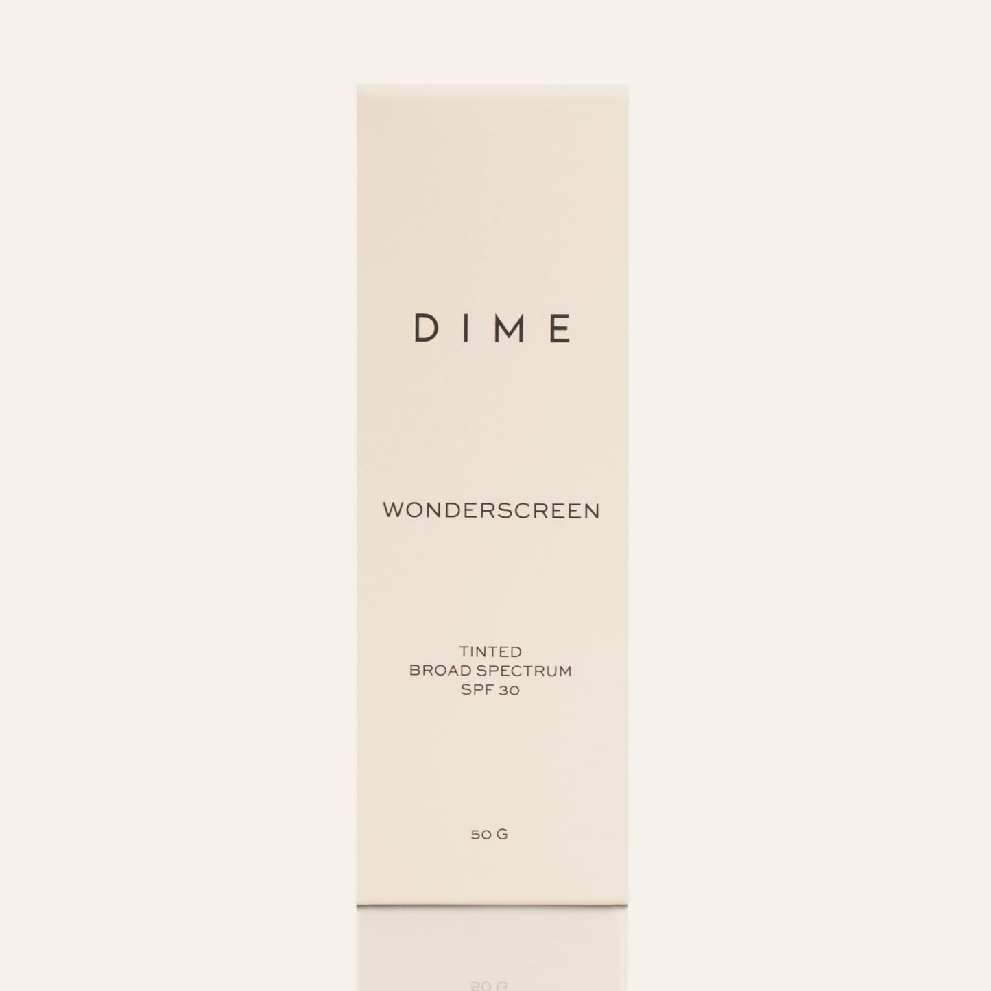 DIME Beauty Tinted Glow Wonderscreen SPF 30 - Mineral Tinted Moisturizer for Face with 19% Zinc Oxide, Skin-Enhancing Tone-Evening Sunscreen, Glow-Enhancing Tint, Vegan, Cruelty-Free, 50 g