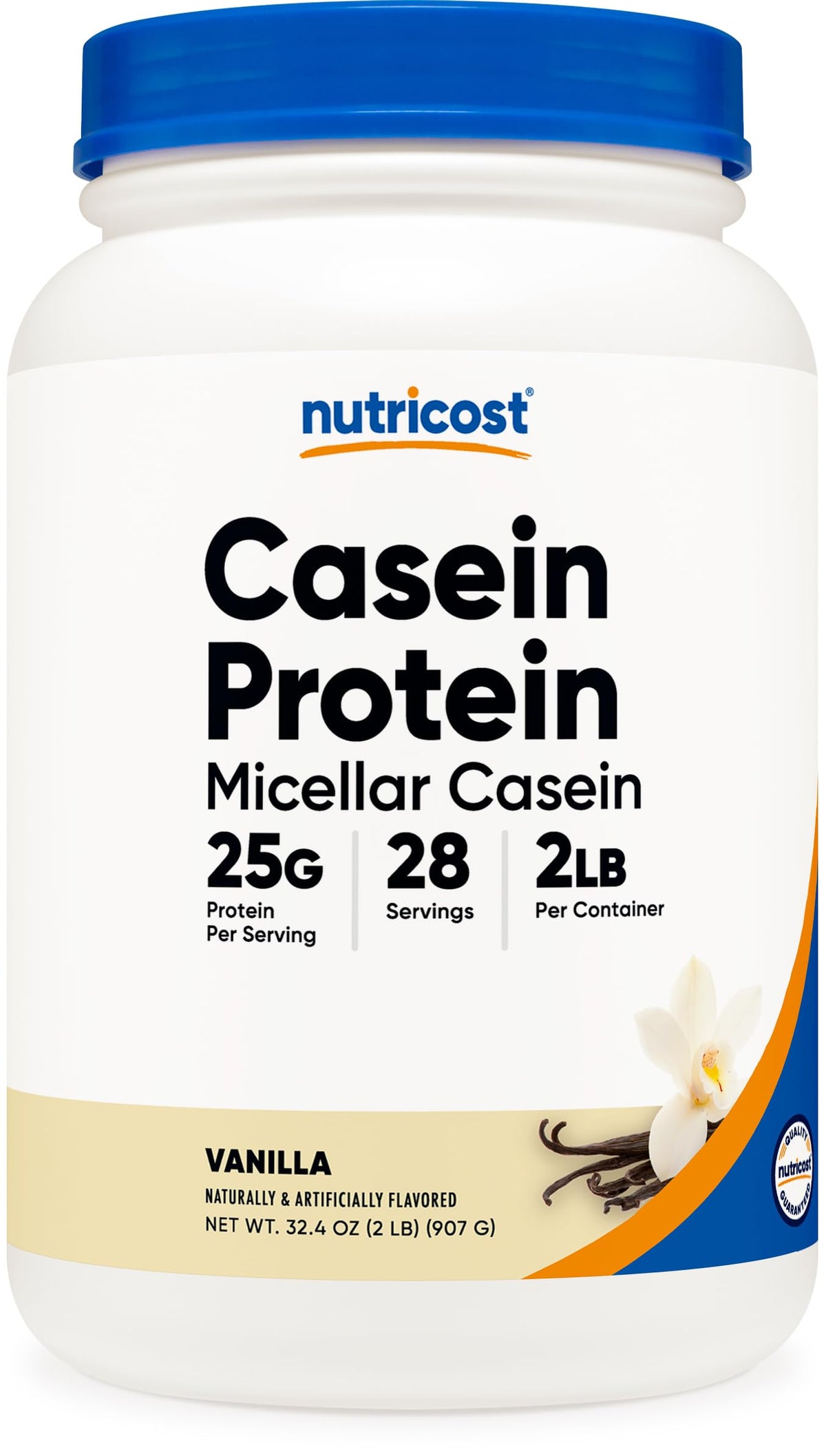 Nutricost Casein Protein Powder 5lb (Vanilla)