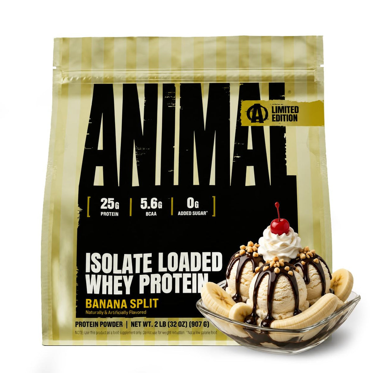 Animal Whey Isolate Protein Powder, 25G High Protein | Vanilla 4LB