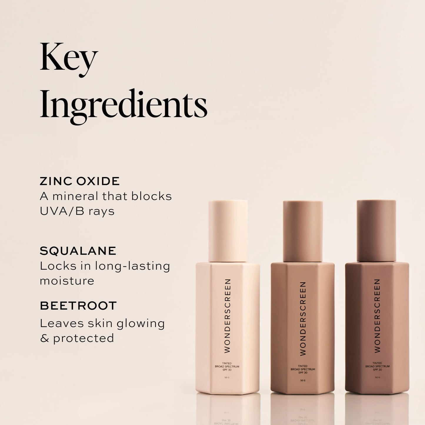 DIME Beauty Tinted Glow Wonderscreen SPF 30 - Mineral Tinted Moisturizer for Face with 19% Zinc Oxide, Skin-Enhancing Tone-Evening Sunscreen, Glow-Enhancing Tint, Vegan, Cruelty-Free, 50 g