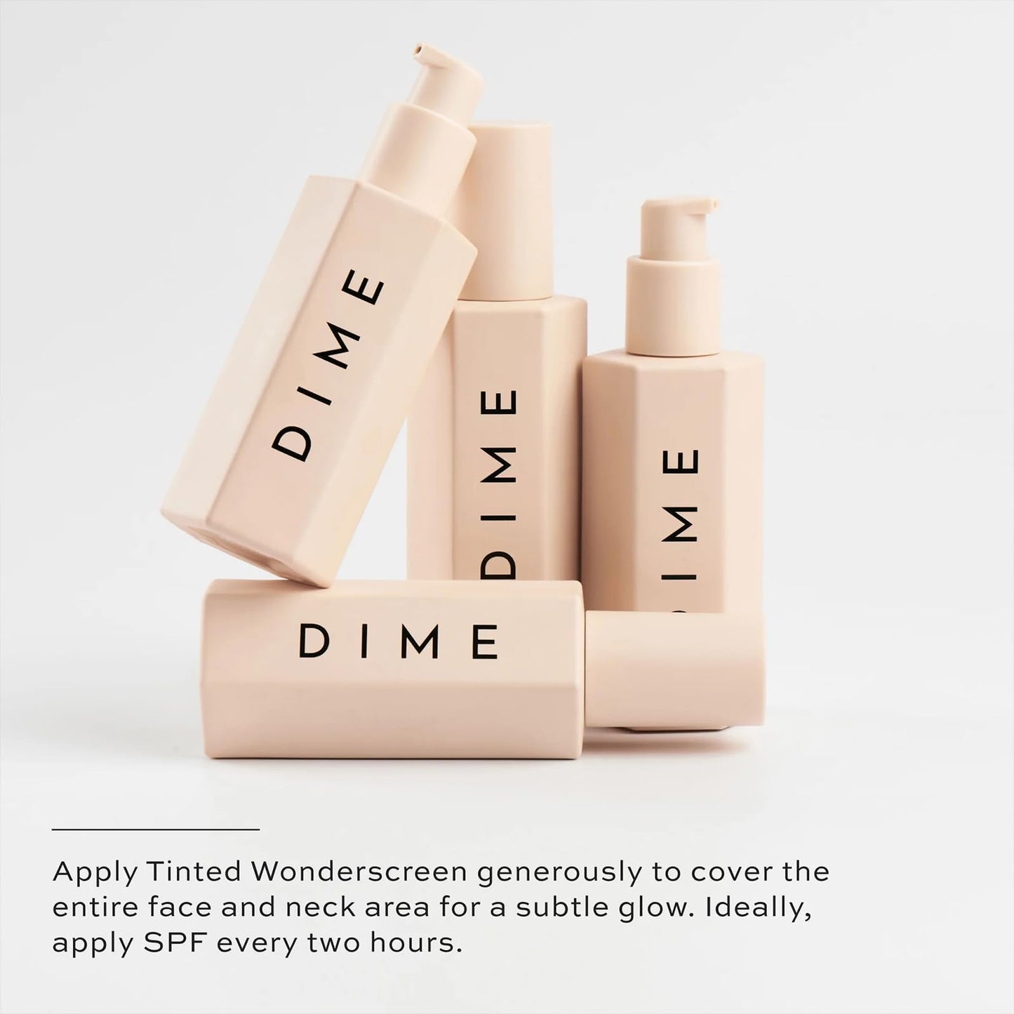 DIME Beauty Tinted Glow Wonderscreen SPF 30 - Mineral Tinted Moisturizer for Face with 19% Zinc Oxide, Skin-Enhancing Tone-Evening Sunscreen, Glow-Enhancing Tint, Vegan, Cruelty-Free, 50 g