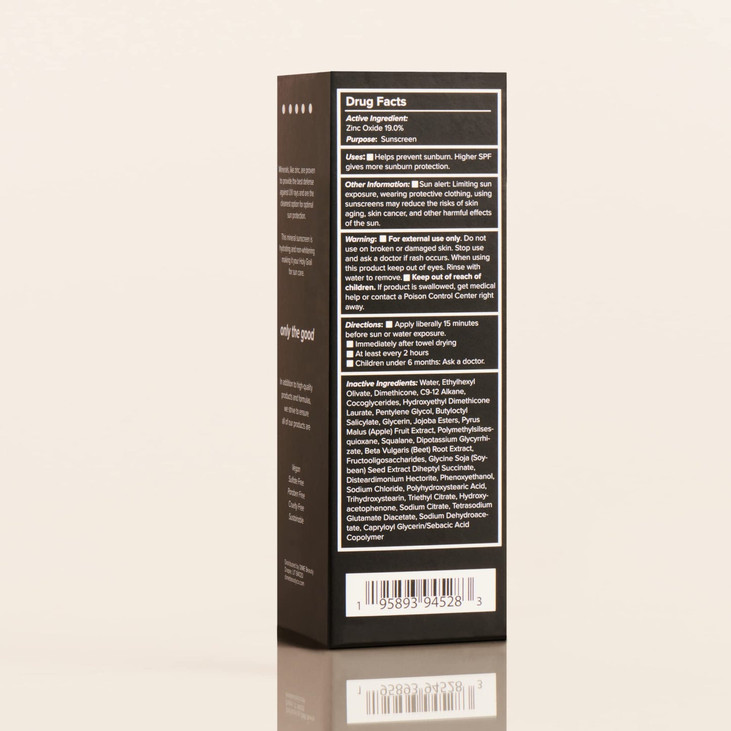 DIME Beauty Tinted Glow Wonderscreen SPF 30 - Mineral Tinted Moisturizer for Face with 19% Zinc Oxide, Skin-Enhancing Tone-Evening Sunscreen, Glow-Enhancing Tint, Vegan, Cruelty-Free, 50 g