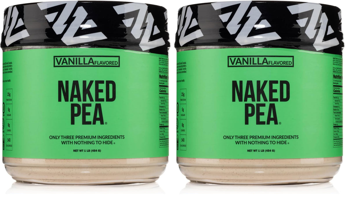 NAKED Pea - 5LB 100% Pea Protein Powder from North American Farms - Unflavored Vegan Pea Protein Isolate - NSF Certified, Plant Protein Powder, Easy to Digest - 76 Servings