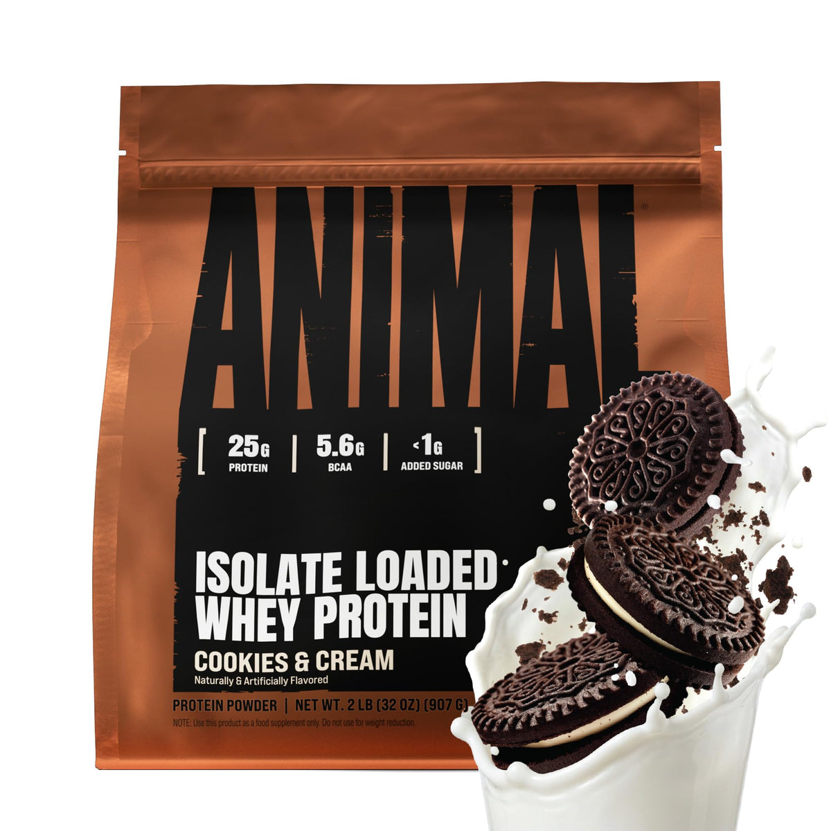 Animal Whey Isolate Protein Powder, 25G High Protein | Vanilla 4LB