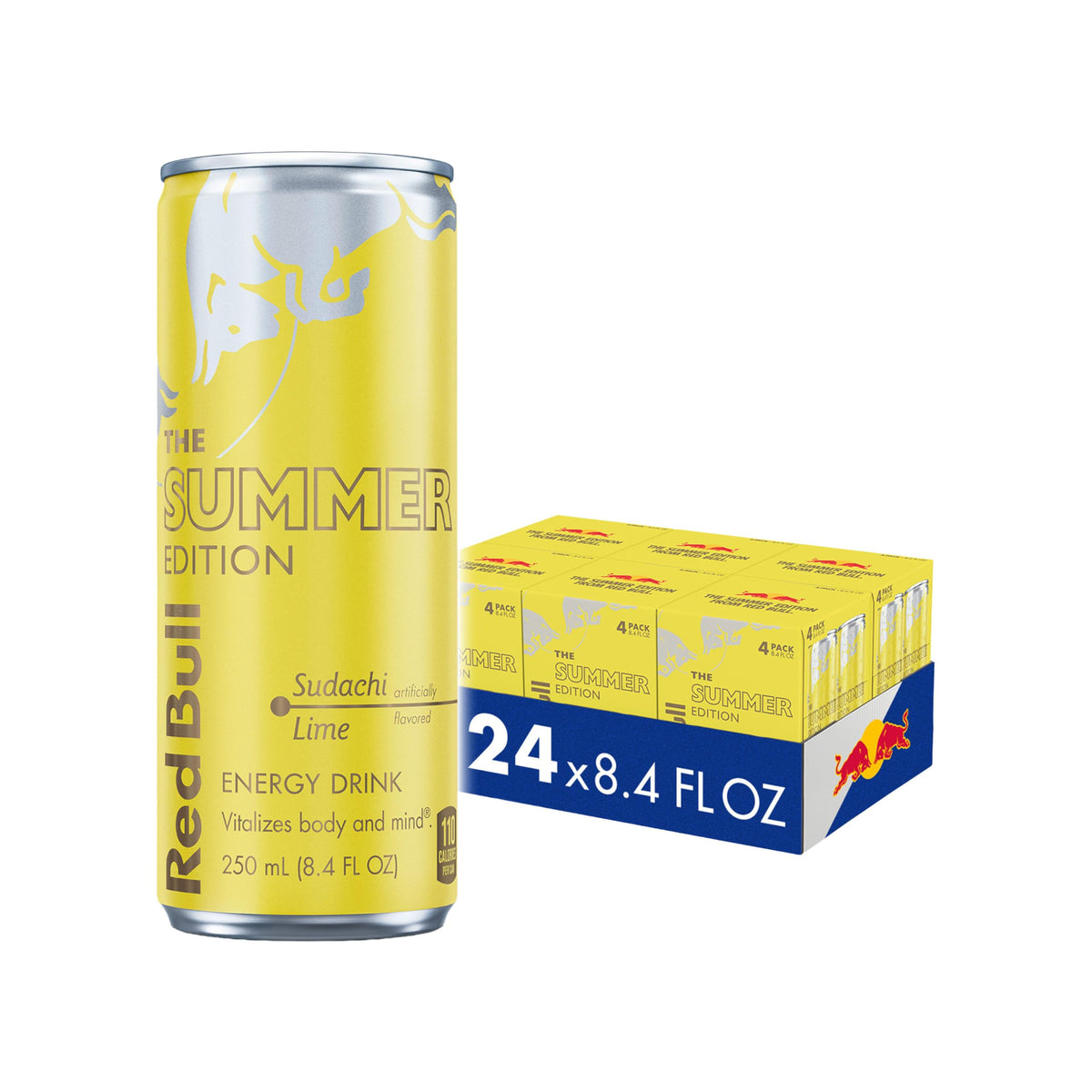 Red Bull Energy Drink, Tropical, Yellow Edition