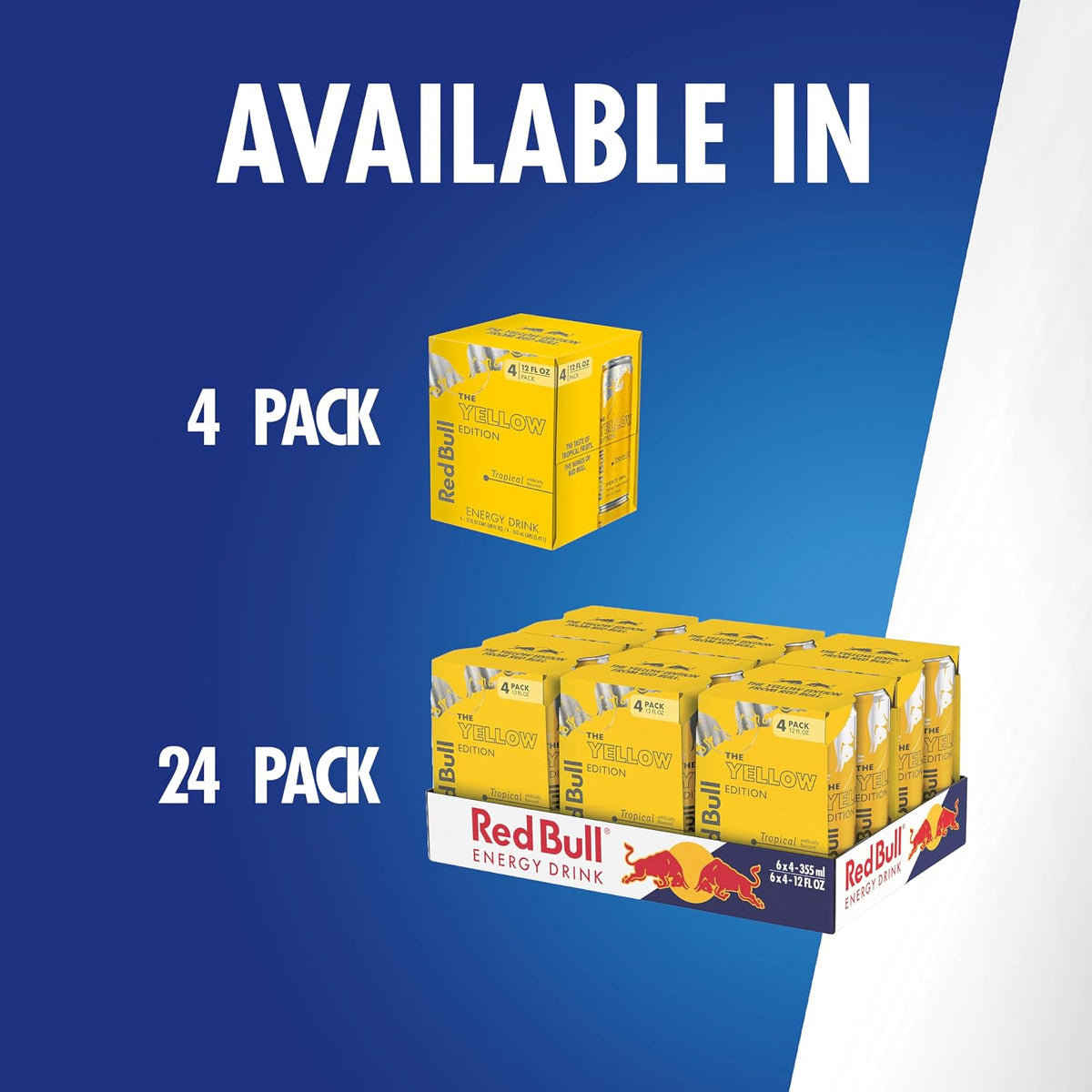 Red Bull Energy Drink, Tropical, Yellow Edition
