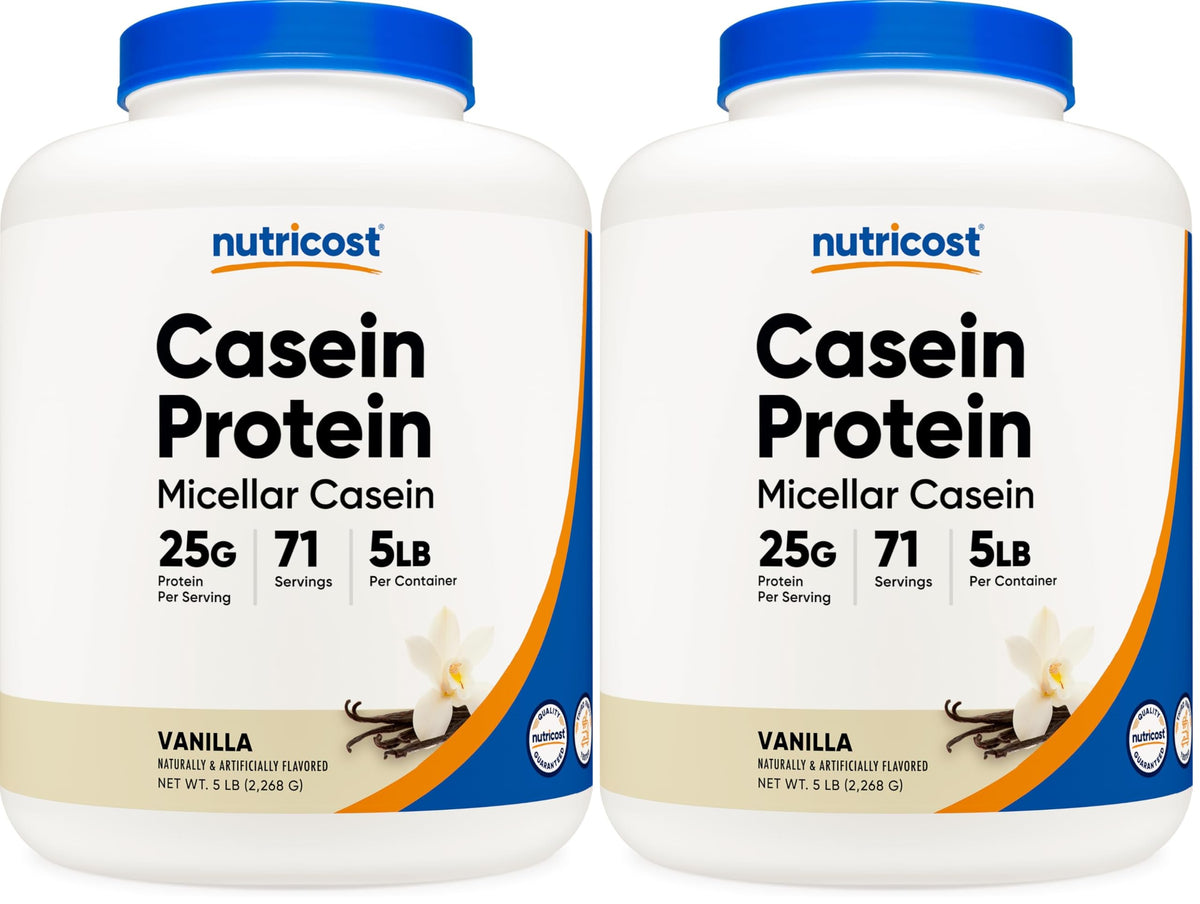 Nutricost Casein Protein Powder 5lb (Vanilla)