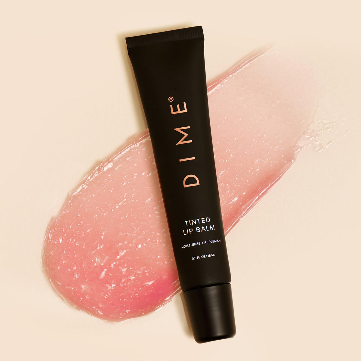 DIME Beauty Lip Balm, Hydrating Lip Balm and Gloss, Vegan & Cruelty-Free, Anti-Aging Lip Care, .5 oz / 15 ml