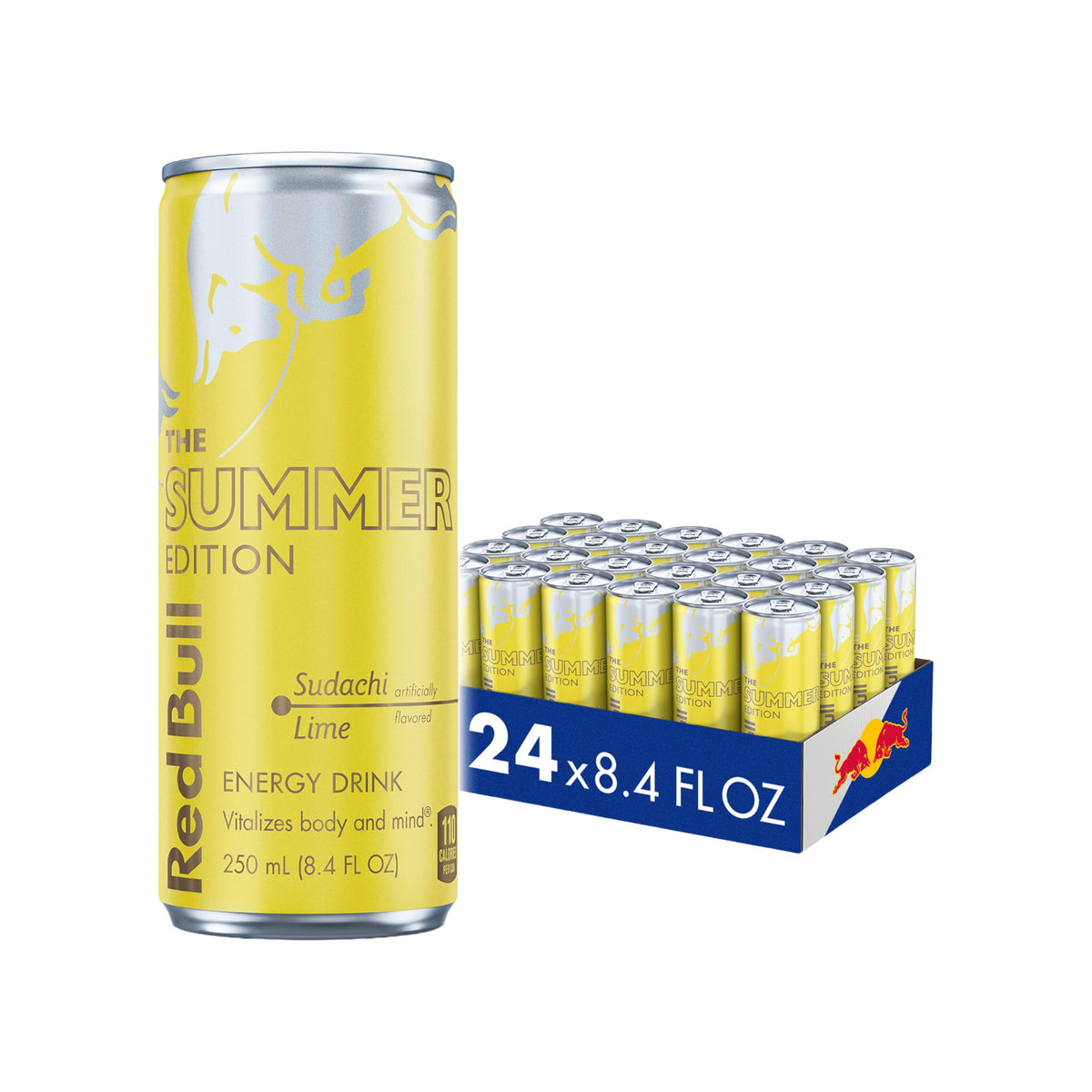 Red Bull Energy Drink, Tropical, Yellow Edition
