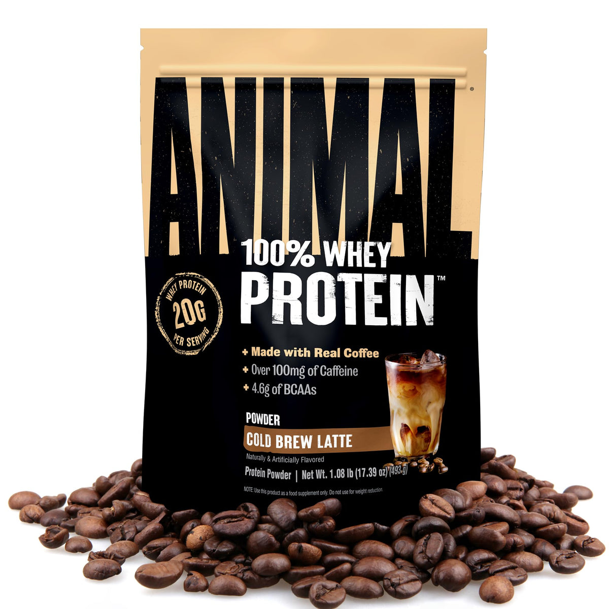 Animal 100% Whey Protein Powder, 20G High Protein | Vanilla 4LB
