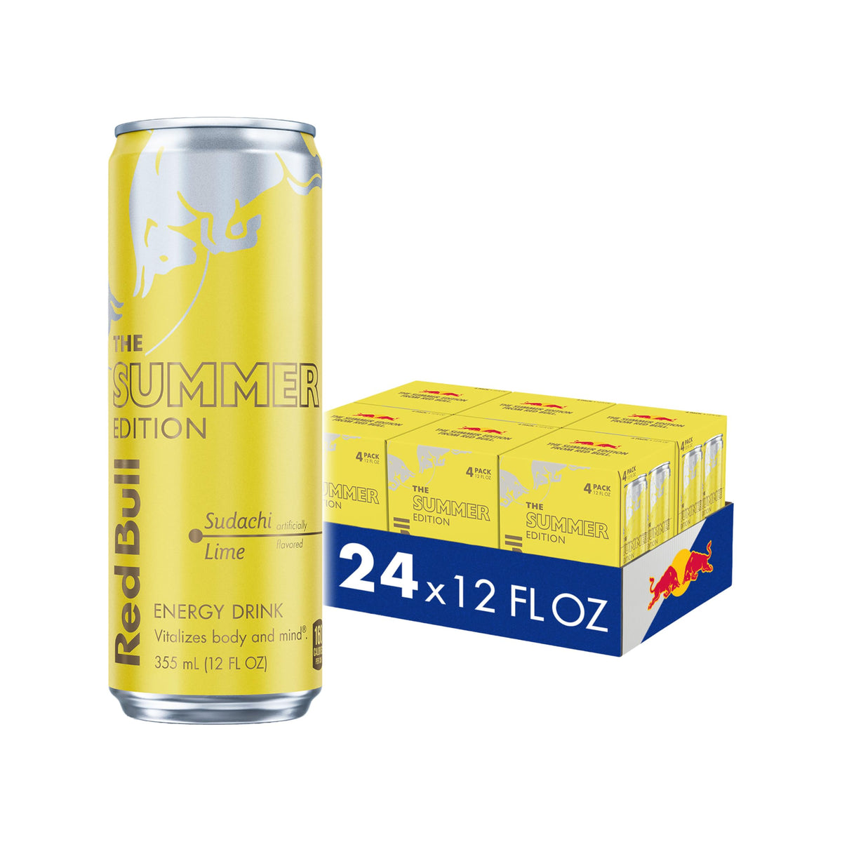 Red Bull Energy Drink, Tropical, Yellow Edition