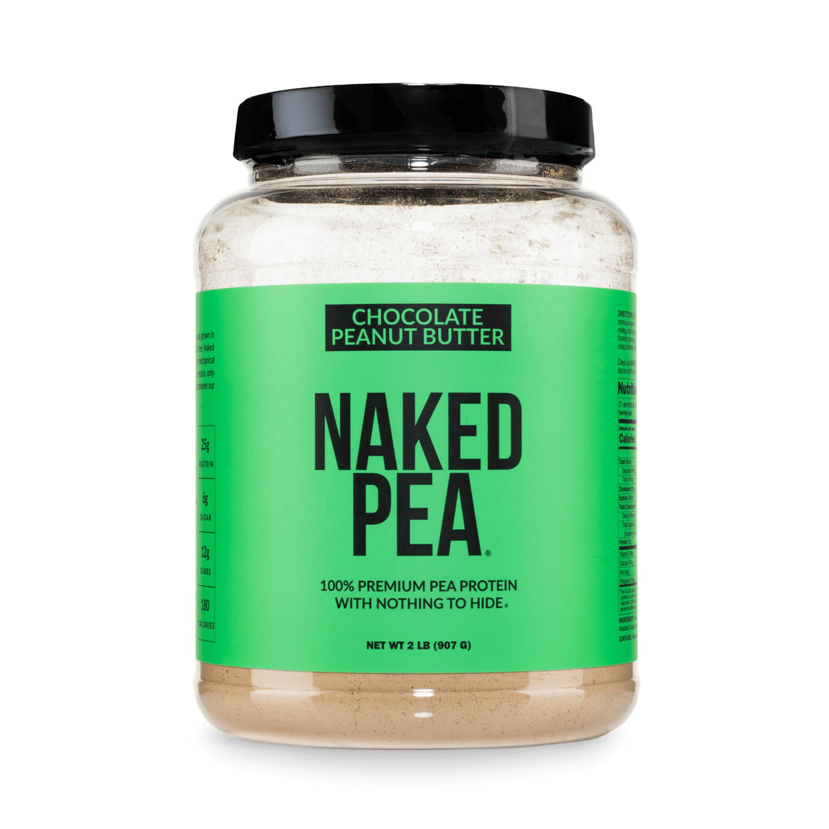 NAKED Pea - 5LB 100% Pea Protein Powder from North American Farms - Unflavored Vegan Pea Protein Isolate - NSF Certified, Plant Protein Powder, Easy to Digest - 76 Servings