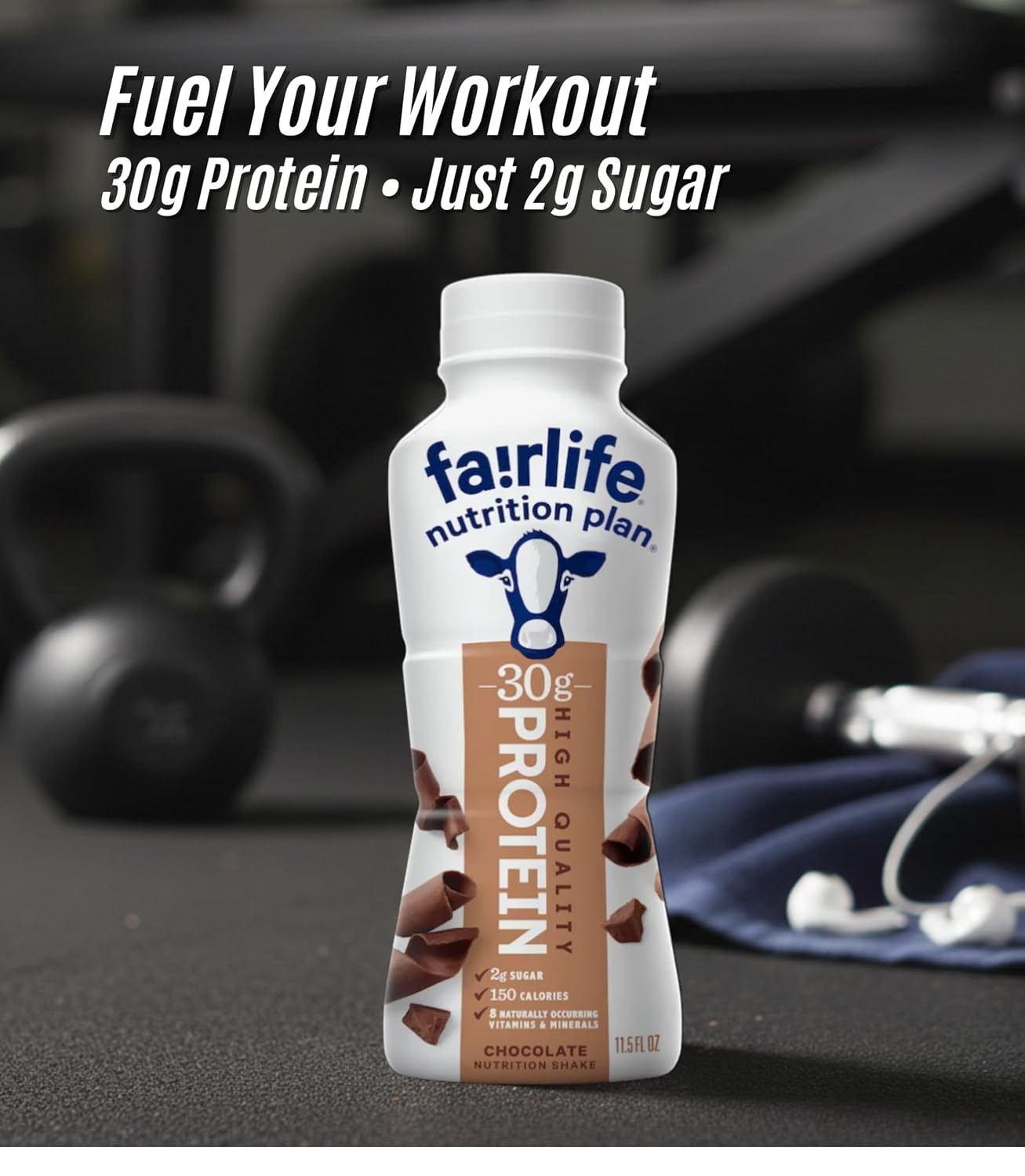 Fairlife Protein Shakes Chocolate - Pack of 15 (30g Protein, 11.5 fl oz Each) – Exclusive Bulk Pack Packaged by Nuvèro·Homz