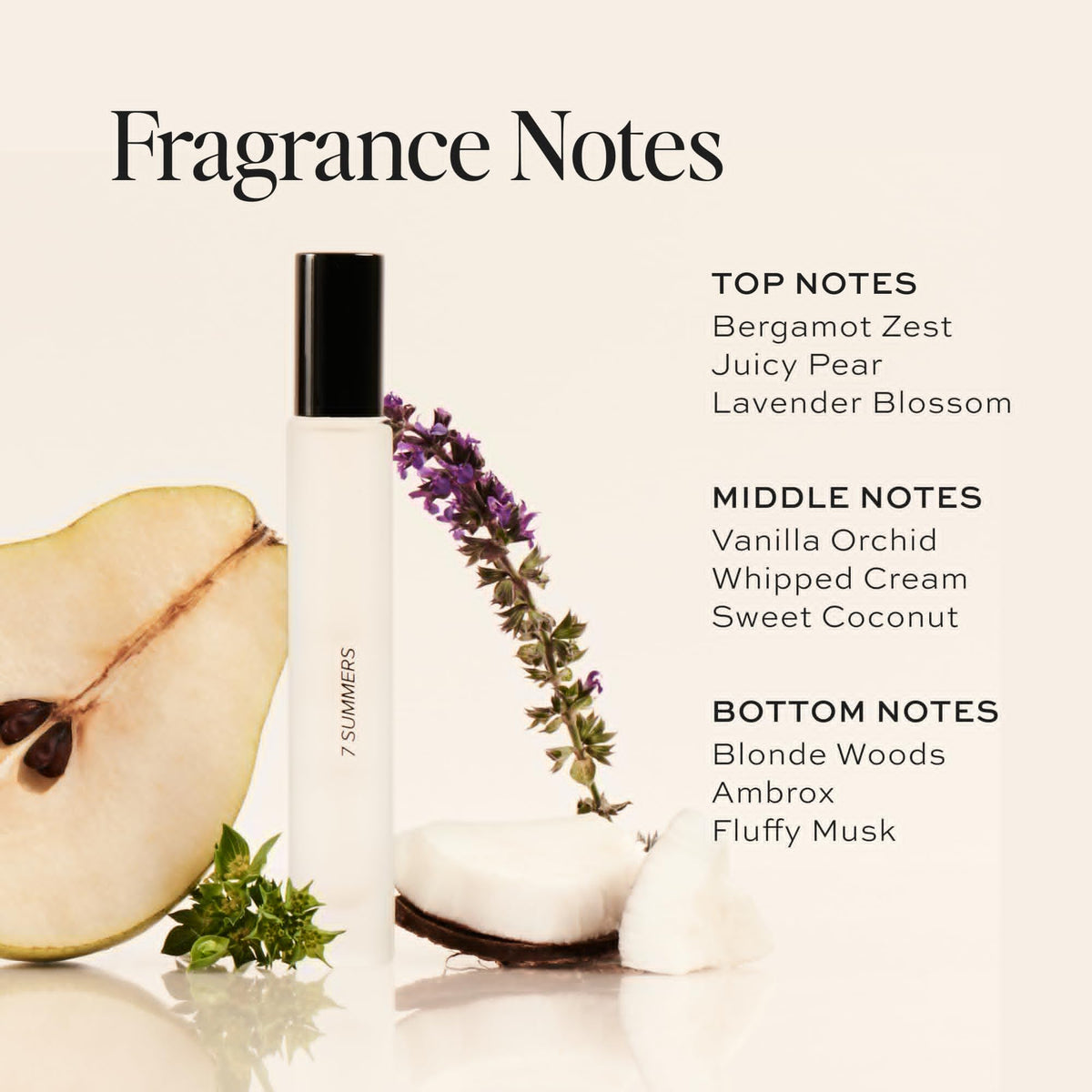 DIME Beauty 7 Summers Perfume for Women - Sweet Floral Eau de Toilette with Bergamot, Vanilla Orchid and Coconut, Clean, Vegan, Cruelty-Free Fragrance, 1.7 oz / 50 ml