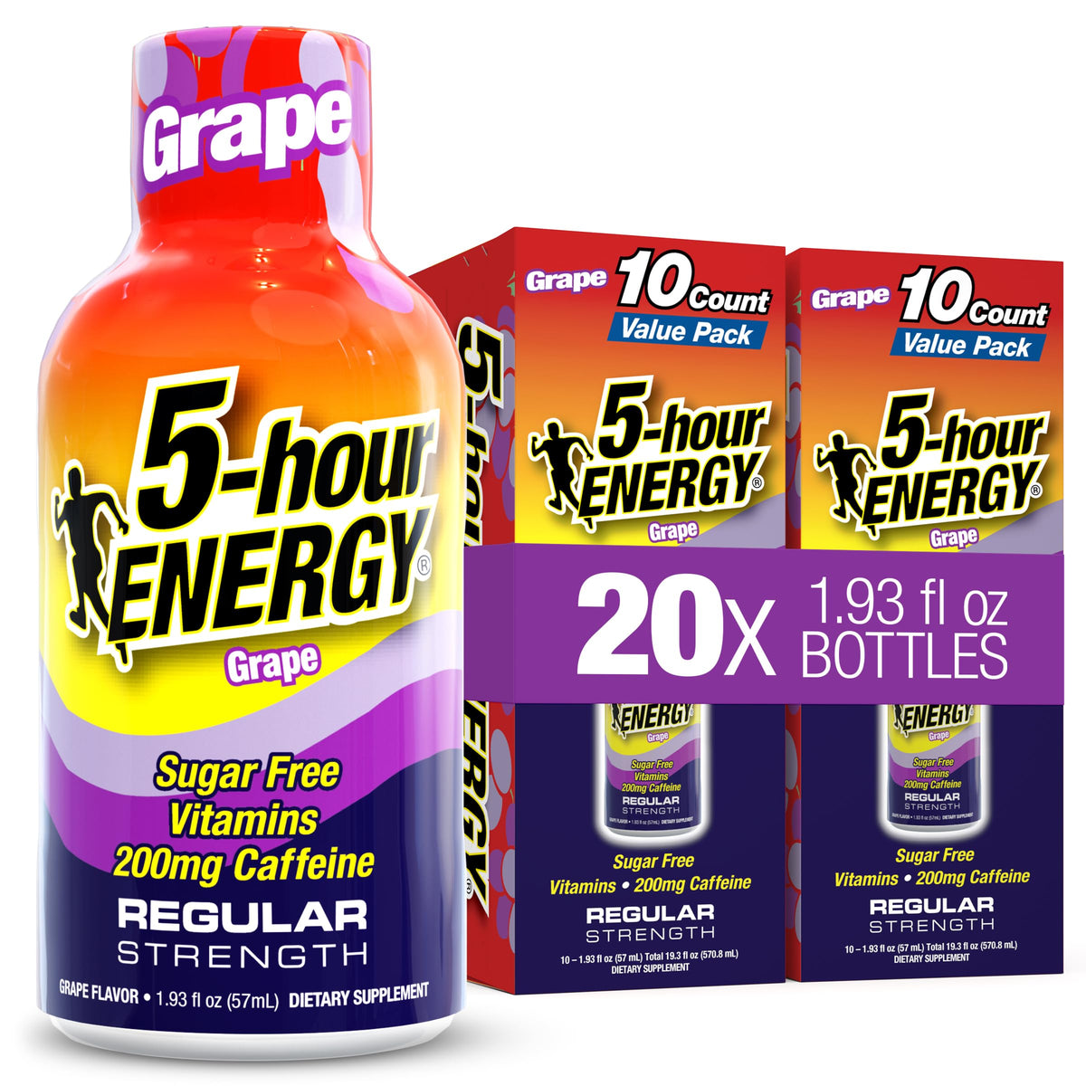 5-hour ENERGY BERRY Flavor, 30 Count, Regular Strength Energy Shot