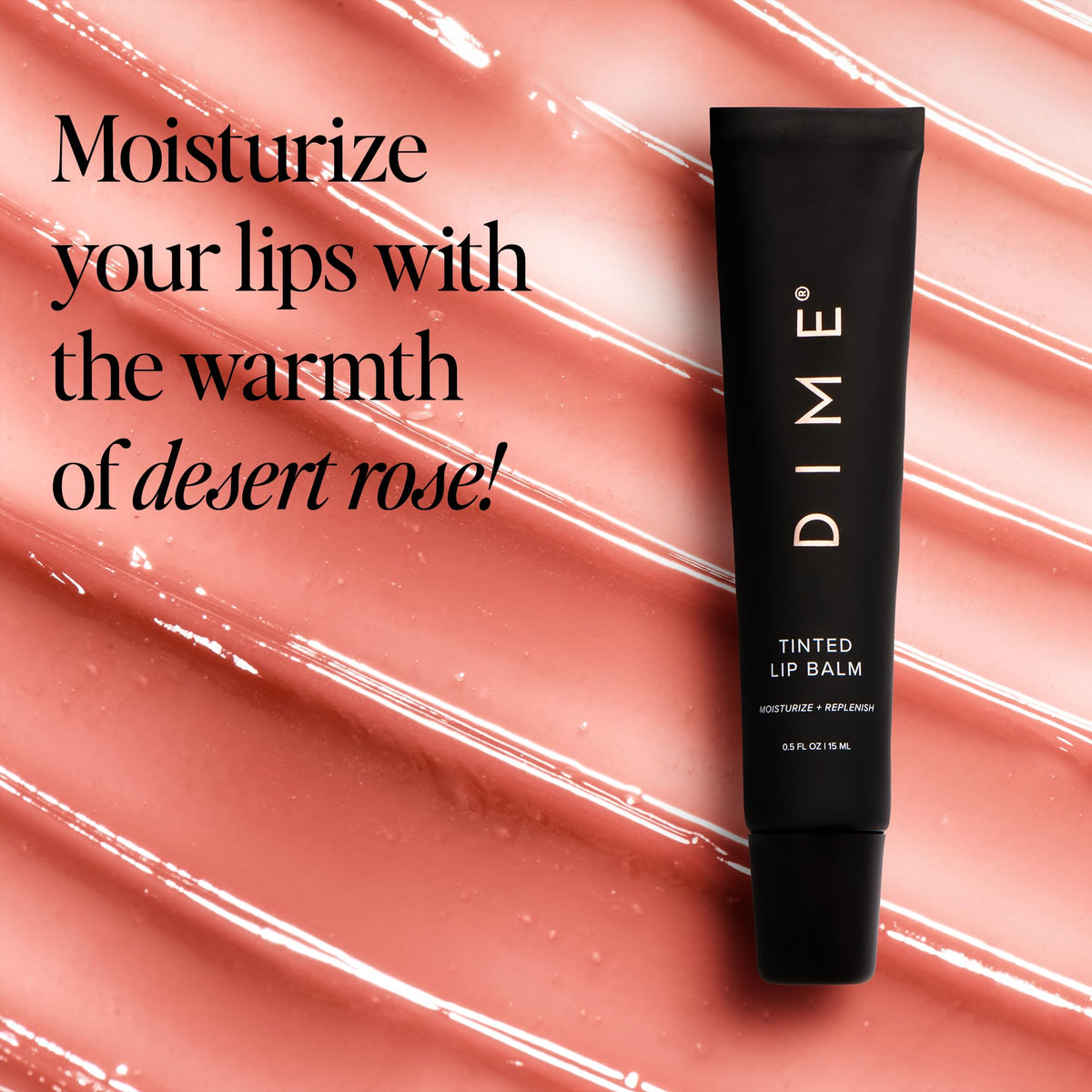 DIME Beauty Lip Balm, Hydrating Lip Balm and Gloss, Vegan & Cruelty-Free, Anti-Aging Lip Care, .5 oz / 15 ml