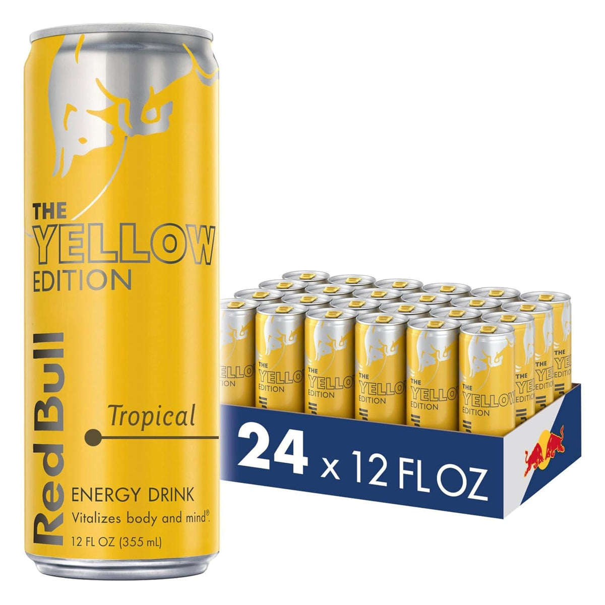 Red Bull Energy Drink, Tropical, Yellow Edition