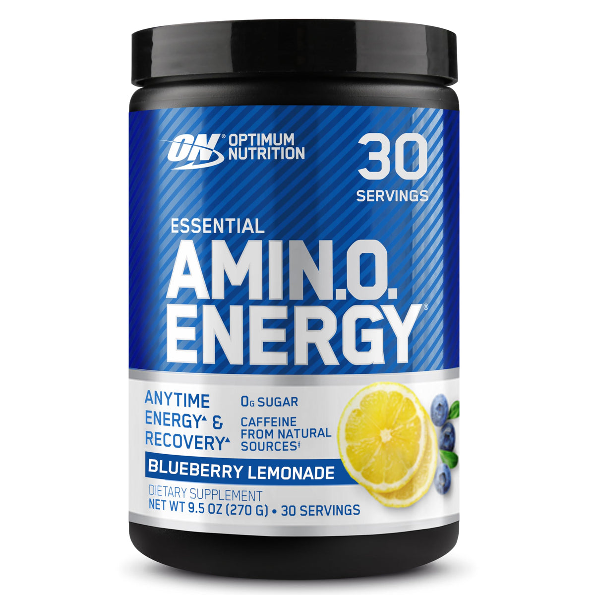 Optimum Nutrition Amino Energy Powder, Concord Grape, 1 LB