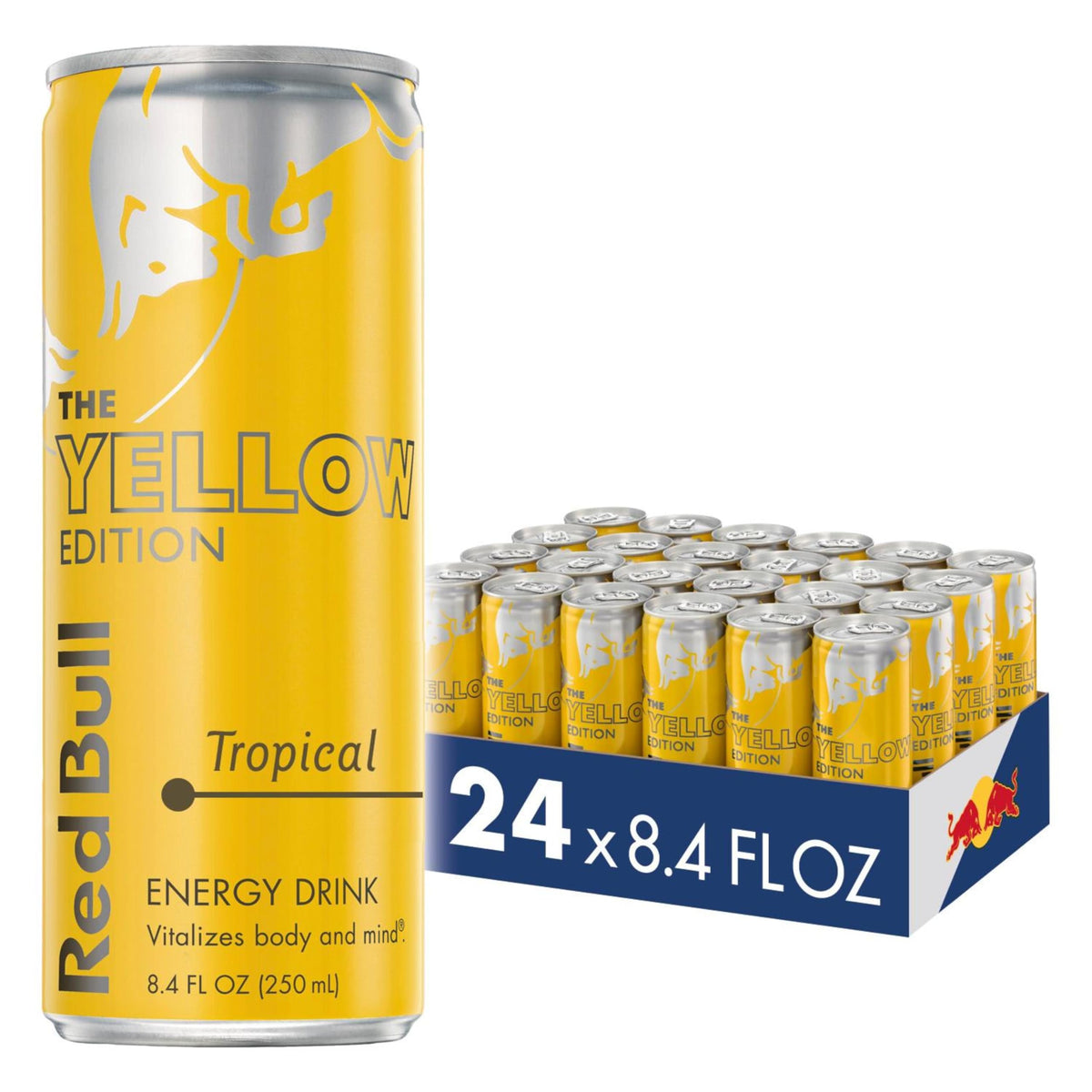 Red Bull Energy Drink, Tropical, Yellow Edition