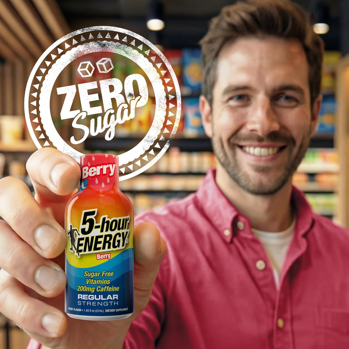 5-hour ENERGY BERRY Flavor, 30 Count, Regular Strength Energy Shot