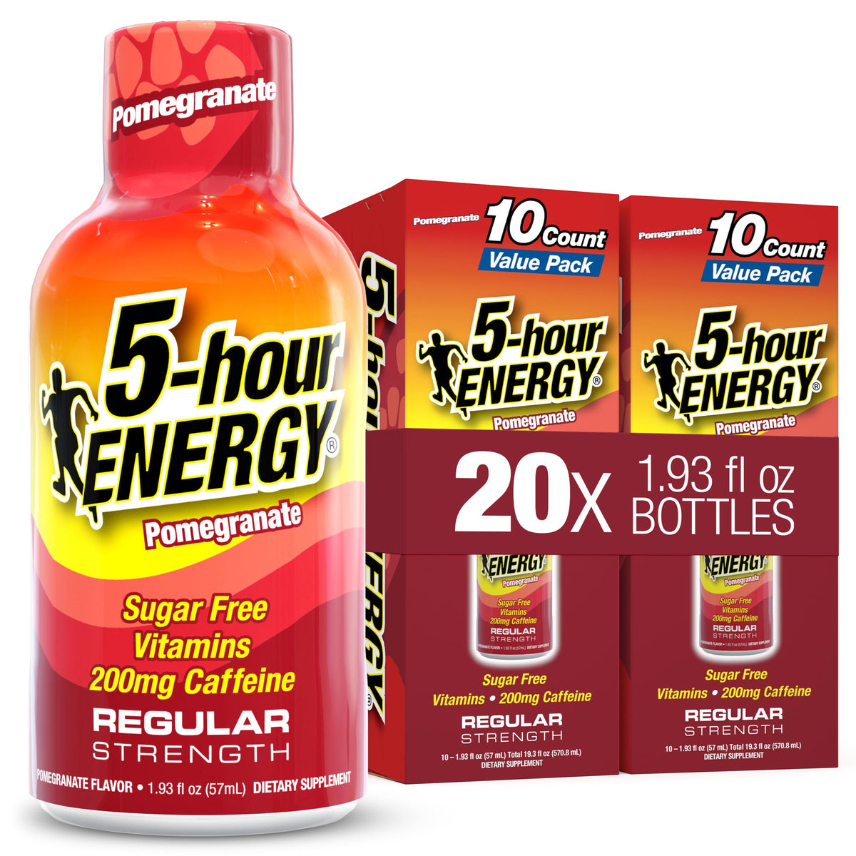 5-hour ENERGY BERRY Flavor, 30 Count, Regular Strength Energy Shot